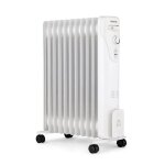 Radiateur lectrique bain d'huile 2500w oceanic - 3 puissances - 11 lments - blanc - mobile