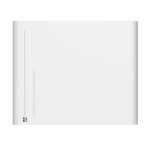 Radiateur �lectrique fixe � inertie s�che c�ramique 1000w bestherm alba horizontal blanc