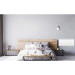 Radiateur lectrique fixe a inertie seche cramique 2000w oceanic rubis - design galb - blanc - nf