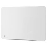Radiateur lectrique fixe  inertie sche fonte + film + plug & play 1000w bestherm almea horizontal ...