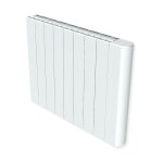 Radiateur lectrique lcd cramique blanc 2000w nelia compact