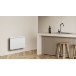 Radiateur à inertie 1000 w en fonte uno écran lcd horizontal bombée Radiateur à inertie 1000 w en fonte uno écran lcd horizontal bombée