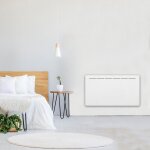 Radiateur ?lectrique ? inertie tana blanc fonte 1500w