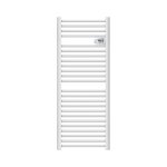 Radiateur sche - serviette lectrique 750w  inertie sche blanc - ecran lcd - barres rondes
