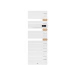 Radiateur sche serviettes lectrique sans soufflerie 750 watts allure 3 classique - thermor - 483241 ...