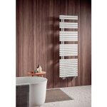 Radiateur s�che - serviettes �lectrique avec soufflant soul booster 750w - blanc - collecteurs � gauche ...