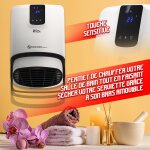 Radiateur soufflant mural sche serviettes 2000w -