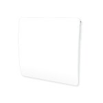 Radiateur verre blanc  inertie fonte + film tactile - 1500w
