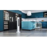 Rafrachisseur d'air colonne de 3, 5l avec minuteur 65w blanc noir