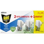 Raid essentials diffuseurs electriques liquides repulsifs moustiques - 3 x 32 ml