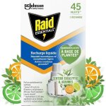 Raid essentials recharge diffuseur electrique liquide - r�pulsif moustiques 45 nuits - senteur eucalyptus ...