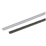 Rail de porte coulissante aluminium pour slideline 55 + fonc� hettich