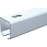 Rail de porte coulissante mantion 27, 2 x 24, 5 mm galvanis� 6 m capacit� 60 kg