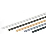 Rail de porte coulissante pvc slideline 55 + gris hettich