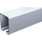 Rail u galvanis� mantion 35x30 mm 6 m - double canal pour porte coulissante