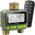 Rainfactory - programmateur d'arrosage 2 voies avec t�l�commande, ecran lcd, ip65, minuterie � pile, ...