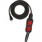 Rallonge avec bloc 4 prises mobile powerblock - 10 m�tres brennenstuhl