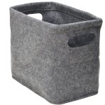 Rangement du papier toilette bote en feutre pour 4 rouleaux panier de bain gris