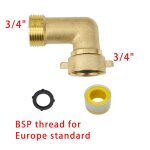 Rapduty - mathiateur de tuyau d'arrosage en laiton, connecteur hexagonal avec prise confortable, vannes ...