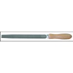 Rpe  bois demi - ronde manche bois 200 mm