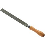 Rape � bois plate mob - a main - manche bois - moyenne piq�re 200 mm