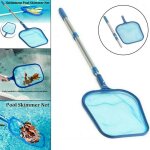Rteau de piscine en plastique, ecumoire de feuilles, nettoyage de cadre en maille, bassin facile a glisser, ...