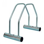 R�telier porte - v�los modulable 1 place en acier zingu� chrom� viso