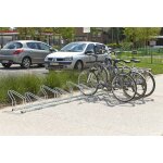 Râtelier à vélos 10 vélos - 2 niveaux côte à côte - mottez b201c Râtelier à vélos 10 vélos - 2 niveaux côte à côte - mottez b201c
