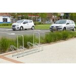 Râtelier à vélos 4 vélos - 2 niveaux côte à côte avec arceaux - mottez m024v4ar Râtelier à vélos 4 vélos - 2 niveaux côte à côte avec arceaux - mottez m024v4ar