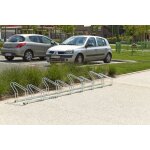 Râtelier à vélos 8 vélos - 2 niveaux côte à côte avec arceaux - mottez m024v8ar Râtelier à vélos 8 vélos - 2 niveaux côte à côte avec arceaux - mottez m024v8ar