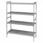 Rayonnage modulaire 4 niveaux - moyen modèle Rayonnage modulaire 4 niveaux - moyen modèle