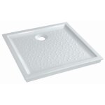 Receveur cramique geberit bastia - 90 x 90 - extra - plat  poser / encastrer - 00734300000001