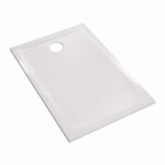 Receveur c�ramique geberit renova - 100 x 80 extra - plat � poser / encastrer - 00726800000ag3