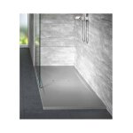 Receveur de douche en acrylique 100 x 80 x h. 3, 5 cm blanc custom novellini