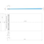 Receveur de douche � carreler - en r�novation - wedi fundo riolito 180 x 90 wedi