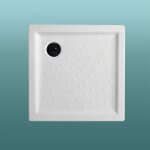 Receveur de douche en ceramique antiderapant 90x90 carre h6 malta