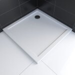 Receveur de douche a poser extra plat en acrylique blanc carre 70x70 cm bac de douche Receveur de douche a poser extra plat en acrylique blanc carre 70x70 cm bac de douche