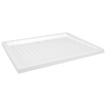 Receveur de douche avec picots blanc 80x100x4 cm abs vidaxl vidaxl