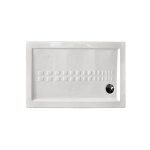 Receveur de douche traditionnel 120x80 extra plat en ceramique linea