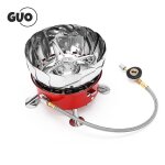 Rchaud de camping en plein air portable, outil de cuisine de survie, coupe - vent, lotus, matriel de ...