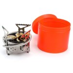 Rchaud de camping portable 9000w a trois curs, avec tuyau en acier tress, coupe - vent, brleur a ...