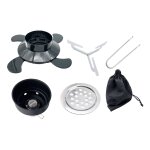 R�chaud de camping portable, r�chaud a gaz pour randonn�e, barbecue, p�che, chauffage d'urgence, br�leur ...