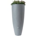 Récupérateur d'eau 300 litres et bac à fleur amovible garantia (moka) Récupérateur d'eau 300 litres et bac à fleur amovible garantia (moka)