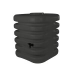 R�cup�rateur d'eau de pluie cubique 1000 l + kit raccord ch�neau - anthracite - bellijardin