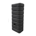 Rcuprateur d'eau de pluie dune 320 l anthracite + kit raccord chneau - bellijardin