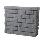 R�cup�rateur eau de pluie rocky mural 400l garantia gris granite