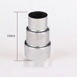Reducteur de conduit de fumee pour tuyau rigide en acier inoxydable de 110 mm / 50 mm