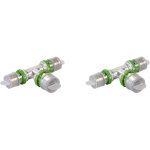 T� r�duit m�tallique � sertir pour tubes multicouche - 26x3 - 20x2 - 20x2 - vendus par 2 - raccords multiskin ...
