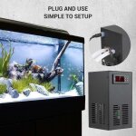 Refroidisseur d'aquarium avec cran lcd, 20l, systme de refroidissement silencieux pour poissons, eau, ...