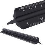 Rgle triangulaire, architecte de rgle d'chelle, mtal aluminium rgle d'chelle triangulaire d'ingnieur ...